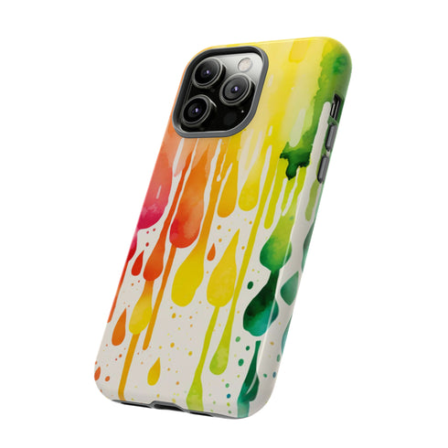 Rainbow Spring Showers - Impact Resistant Phone Case